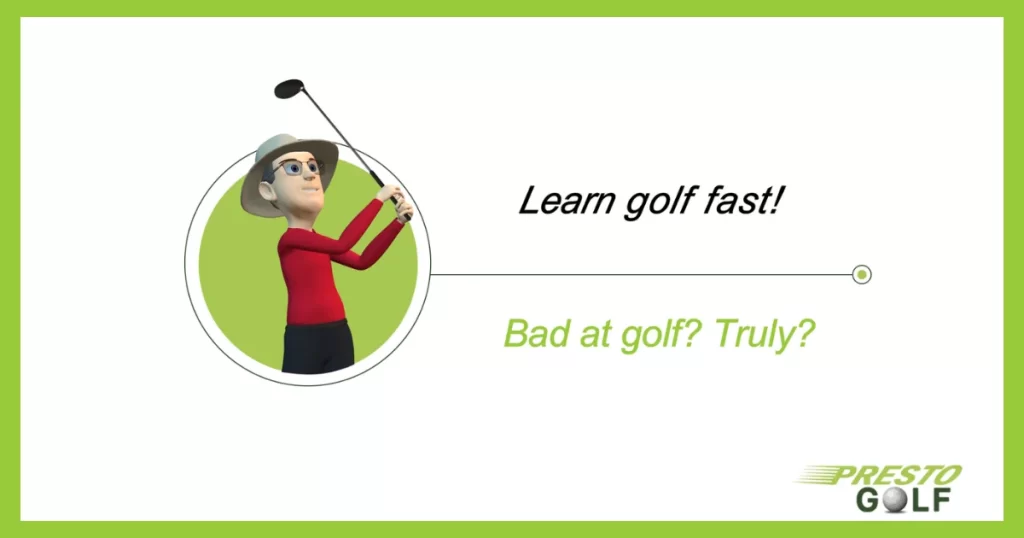 Suck at golf?