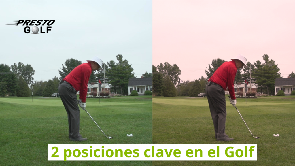 Posición inicial y posición de impacto.
