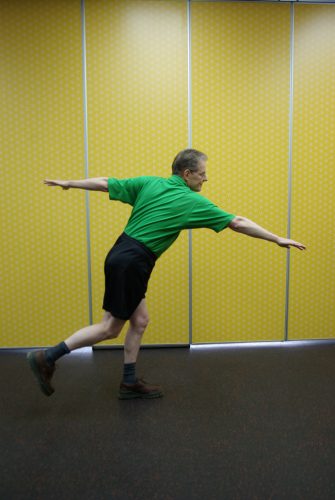 Golf plane drill for better balance